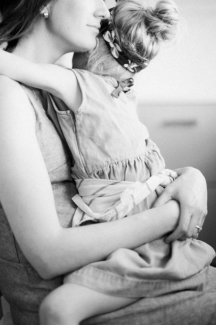 mother daughter baking session at home