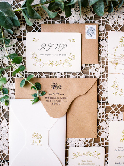 Summer wedding invitations