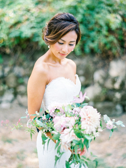 Summer bridal bouquet