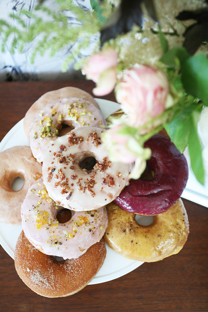 donuts and flowers
