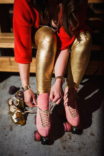 Roller skating birthday party Inspiration