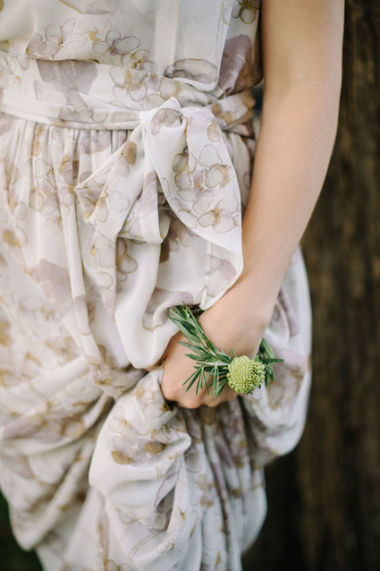 Floral wristlet