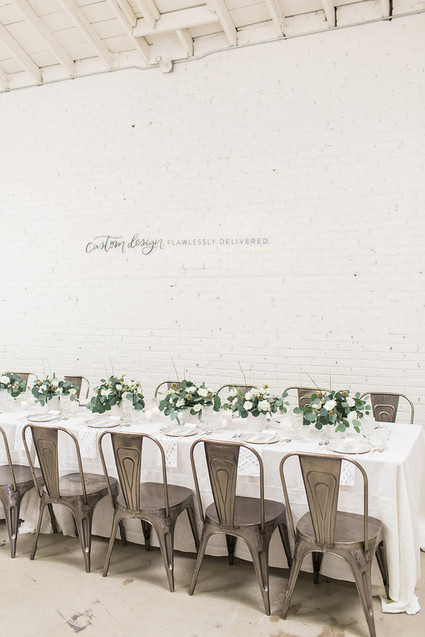Simple wedding decor