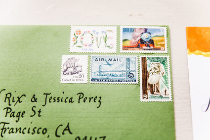 Watercolor wedding invitation