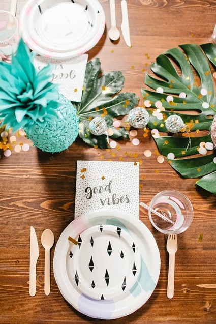 Tropical 1st birthday party