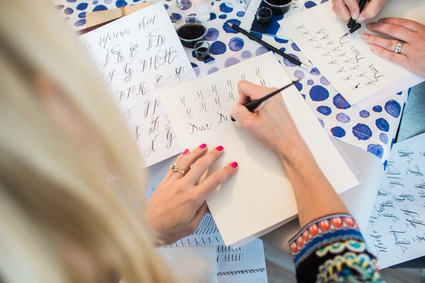 Calligraphy workshop