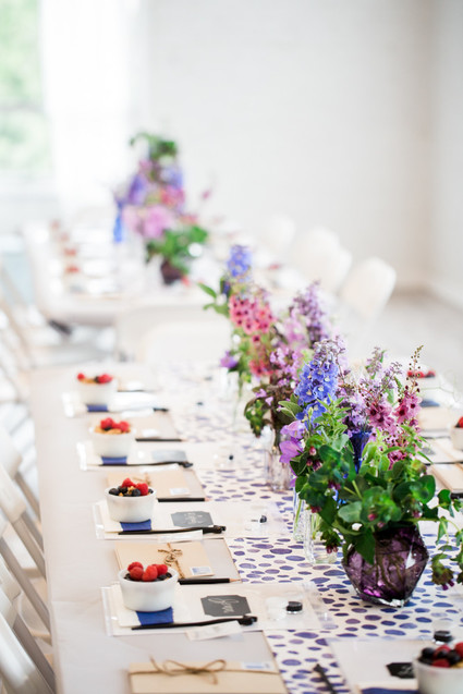Spring brunch tablescape