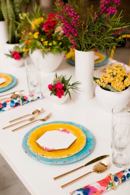 Modern southwest inspired wedding inspiration