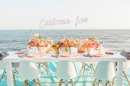 Tropical tablescape