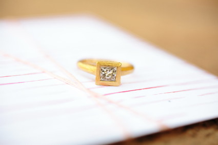 Modern wedding ring