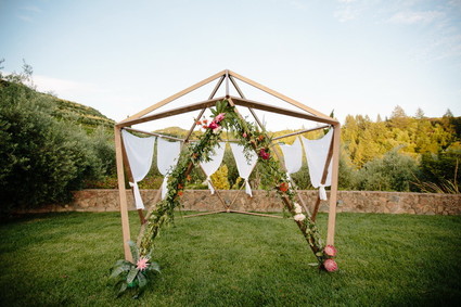 Modern garden wedding