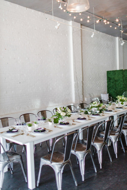 Modern black and white baby shower