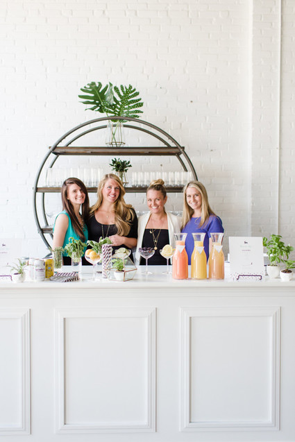 Modern black and white baby shower