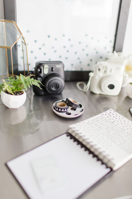 Modern black and white baby shower