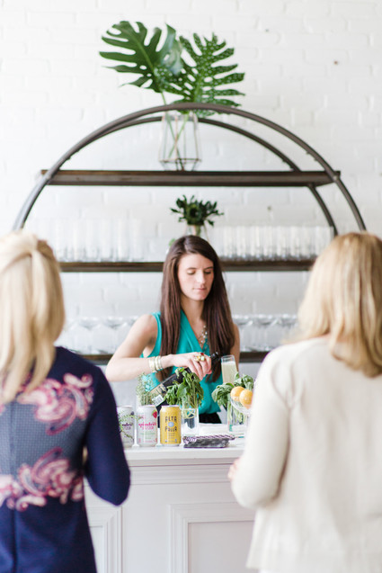 Modern black and white baby shower