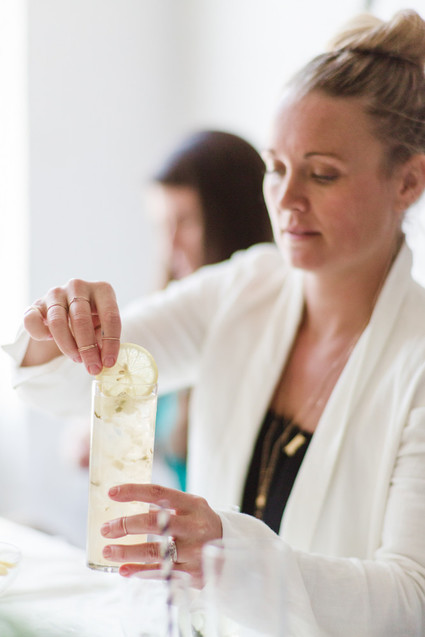 Modern black and white baby shower