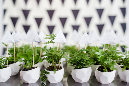 Modern black and white baby shower