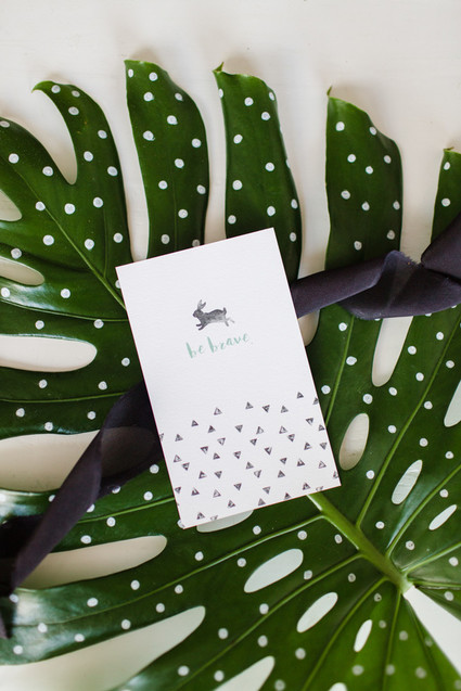 Modern black and white baby shower