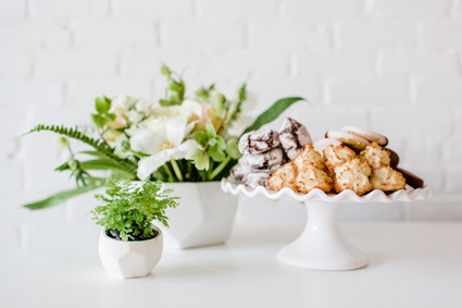 Modern black and white baby shower