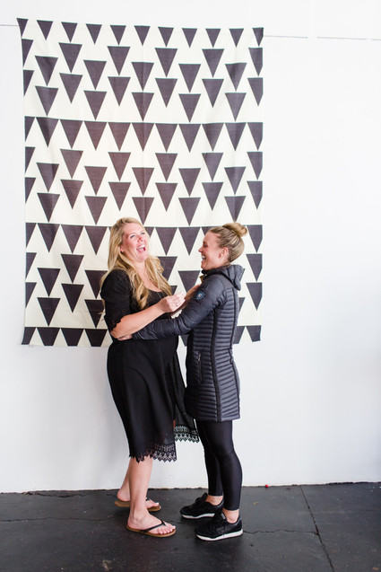 Modern black and white baby shower