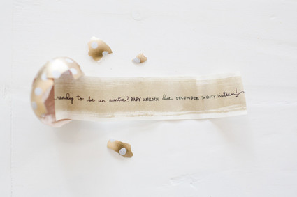 Modern black and white baby shower