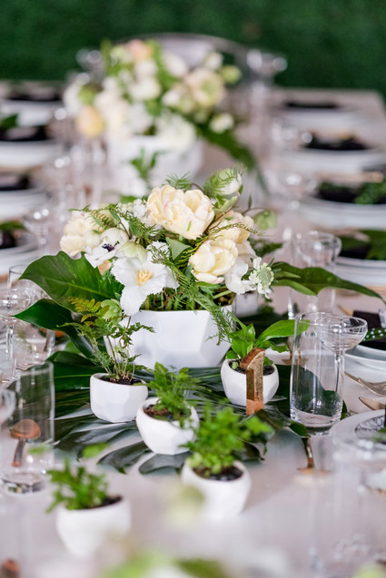 Modern black and white baby shower