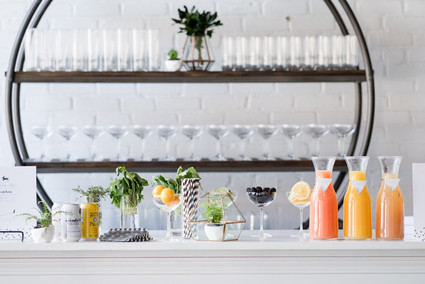 Modern black and white baby shower