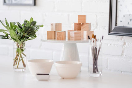 Modern black and white baby shower