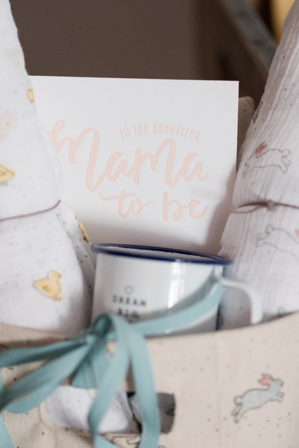 Modern black and white baby shower