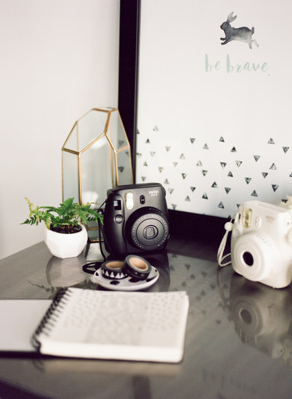 Modern black and white baby shower