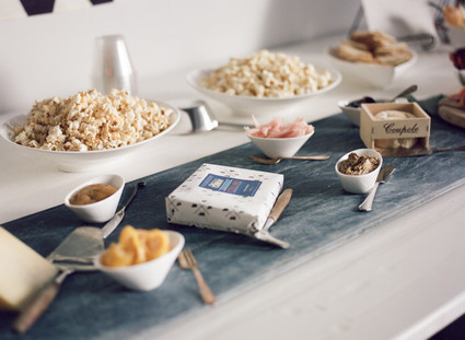 Modern black and white baby shower