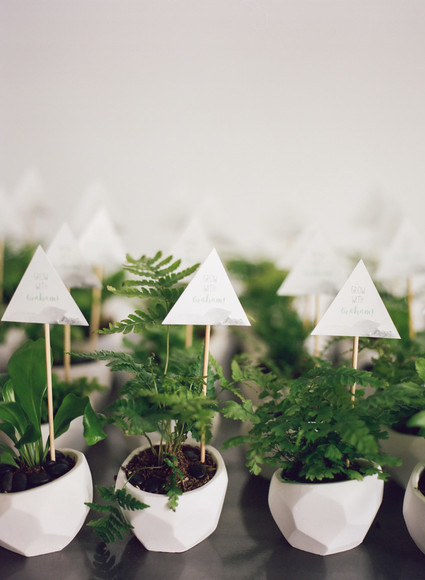 Modern black and white baby shower