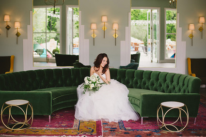 Reem Acra wedding dress