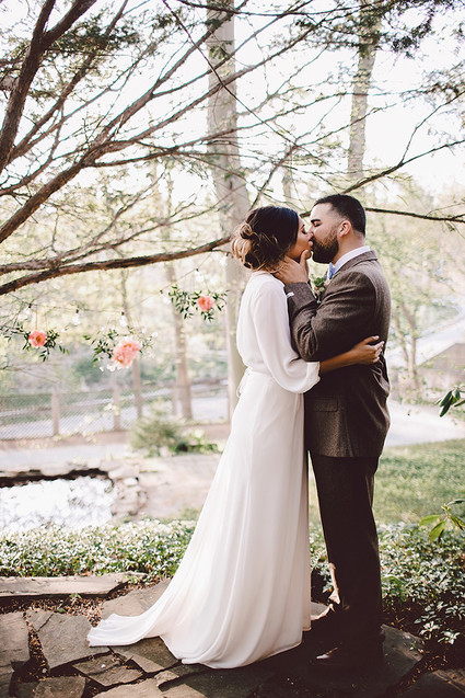 Boheimian garden wedding