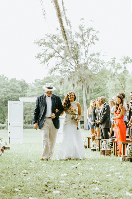 Outdoor Florida wedding