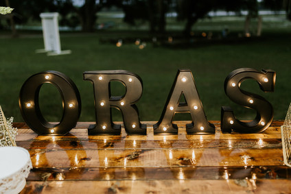 Wedding signage