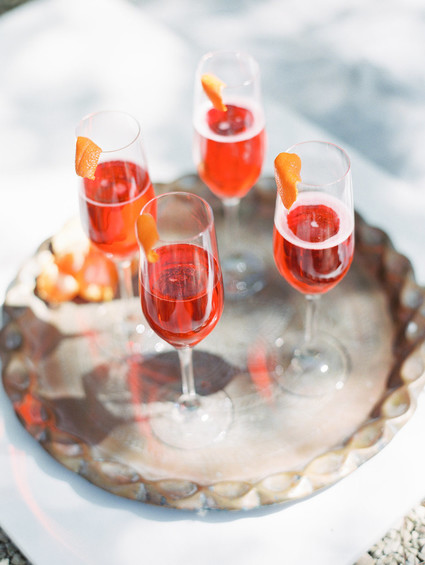 Champange cocktails
