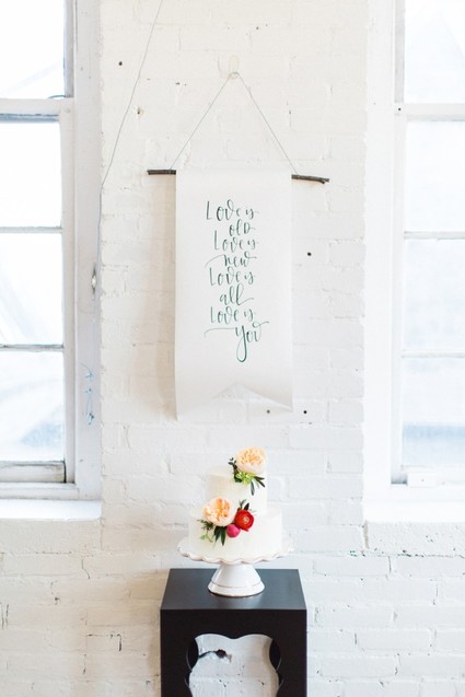 Calligraphy signage