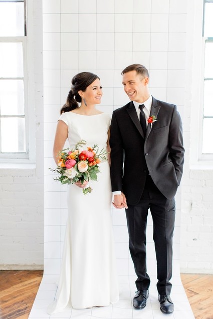Industrial modern wedding