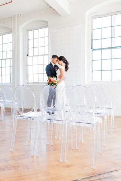 Industrial modern wedding