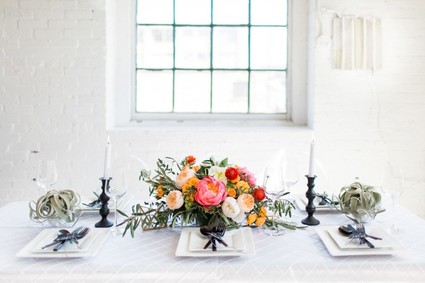 Modern tablescape