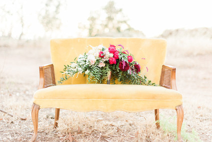 Bohemian bridal bouquet