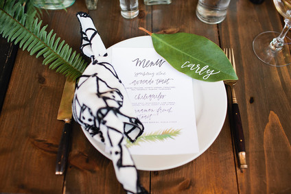 Rustic modern baby shower