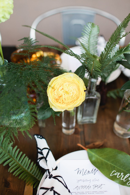 Rustic modern baby shower