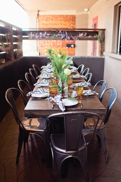 Rustic modern baby shower