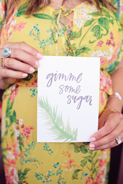 Rustic modern baby shower