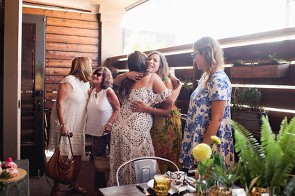 Rustic modern baby shower