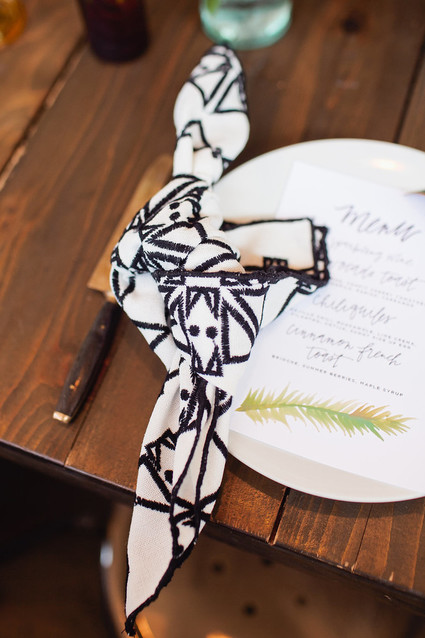 Rustic modern baby shower