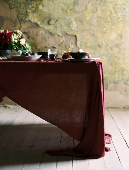 Moody burgundy wedding inspiration Inspiration