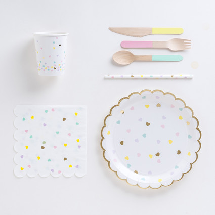 Modern paper party decor